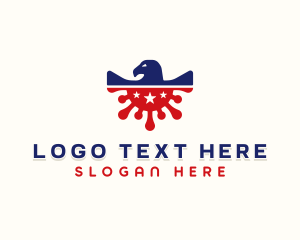 United States - American Virus Infection logo design