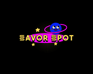 Orbit - Saturn Mascot Planet Y2K logo design