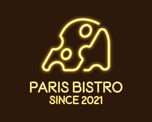 Neon Cheese Fromagerie logo design