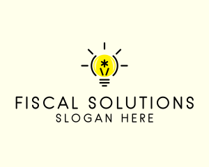 Light Bulb Coding logo design