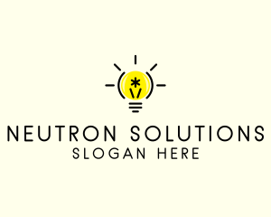 Light Bulb Coding logo design