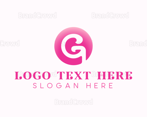 Quirky Beauty Letter G Logo