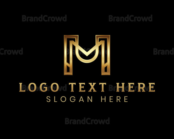 Premium Deluxe Letter M Logo