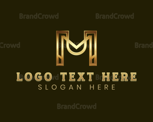 Premium Consultant Letter M Logo