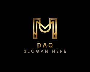 Monetary - Premium Deluxe Letter M logo design