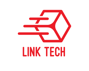 Connectivity - Flying Cube Outline logo design