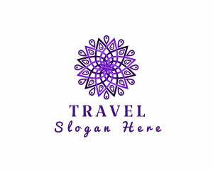 Decorative Mandala Flower Logo