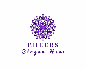 Decorative Mandala Flower Logo