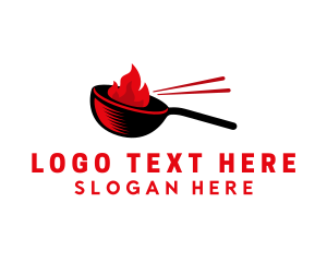 Red - Oriental Cuisine Restaurant logo design