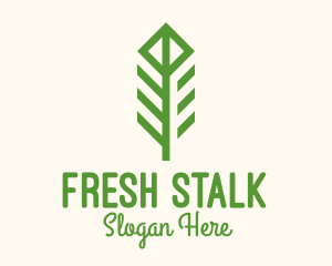 Stalk - Green Flower Stalk logo design