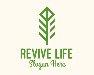 Rehabilitation - Green Flower Stalk logo design