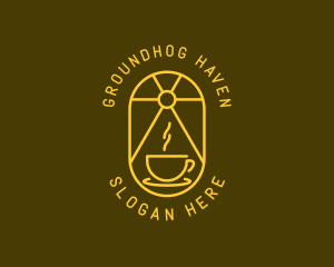 Sunshine Cafe Coffee logo design