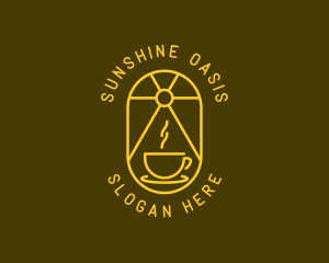 Sunshine Cafe Coffee logo design