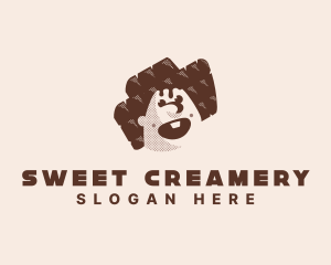 Chocolate Dessert Guy logo design