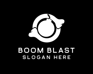 Explosive - Bone Bomb Explosive logo design