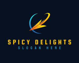 Logistics - Paper Plane Aviation logo design