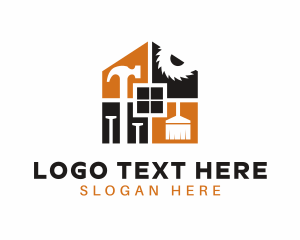 Hammer - House Builder Tools logo design