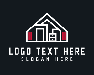 Builder - House Real Estate logo design