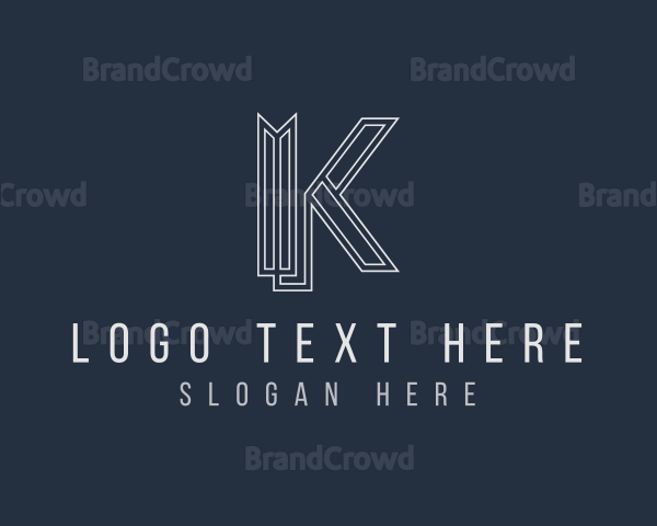 Minimalist Professional Letter K Logo