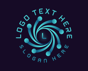 Swirl - Swirl Vortex Tech logo design