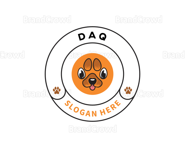 Paw Doggy Pet Logo