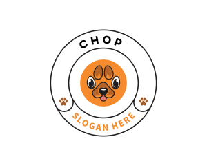 Paw Doggy Pet Logo