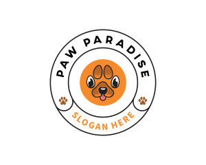 Paw Doggy Pet logo design