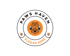 Paw Doggy Pet logo design