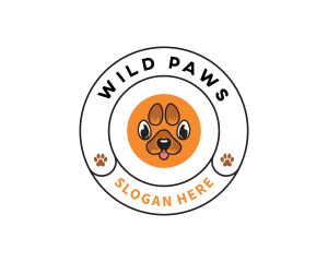 Paw Doggy Pet logo design