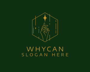 Elegant Cosmic Hand Logo