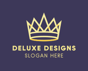 Deluxe - Deluxe Gold Crown logo design