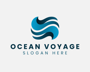 Creative Water Wave logo design