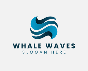 Creative Water Wave logo design