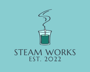 Steam - Candle Essence Spa logo design