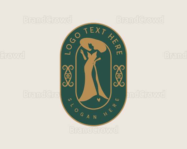 Luxury Dress Fashion Logo