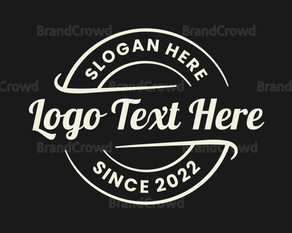 Generic Cursive Vintage Logo