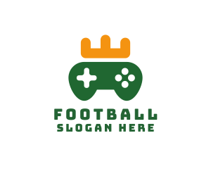 Team - Game Controller Crown logo design
