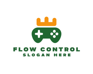 Game Controller Crown logo design