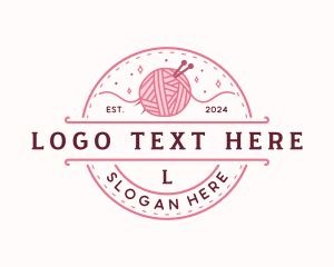 Crochet Knitting Yarn Logo