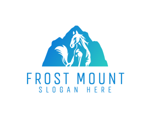 Blue Mountain Stallion logo design