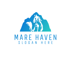 Mare - Blue Mountain Stallion logo design