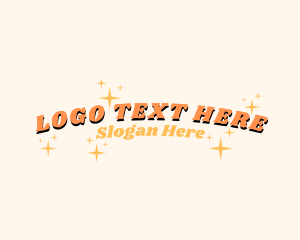 Bold - Retro Star Sparkle logo design