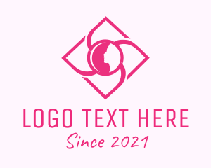 Girl - Diamond Beauty Clinic logo design