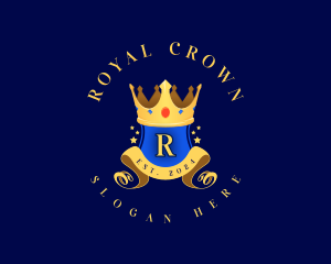 Royal Crown Shield  logo design