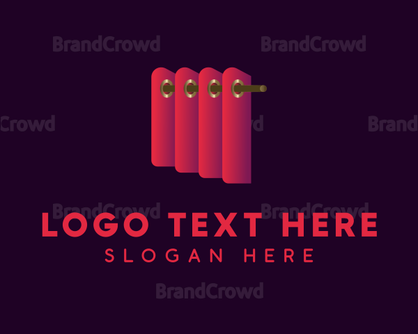 Modern Gradient Curtain Logo