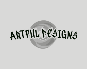 Graffiti Paint Art logo design