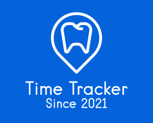 Dentist Location Pin logo design