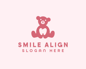 Tooth Dentist Bear logo design