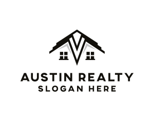 House Roofing Realty logo design