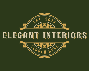 Elegant Ornamental Premium logo design